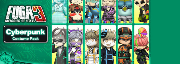 Fuga: Melodies of Steel 3 - Cyberpunk Costume Pack